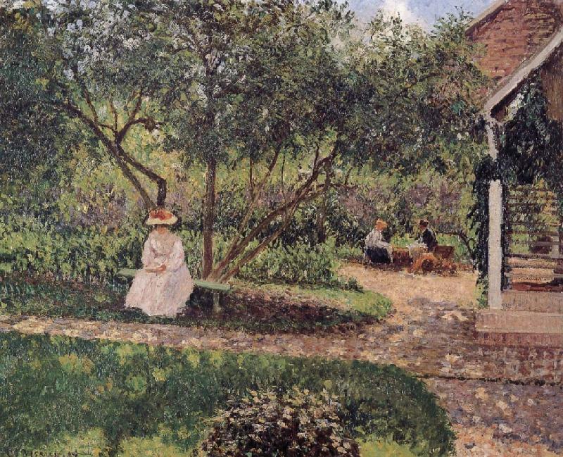 Camille Pissarro corner of the garden Norge oil painting art
